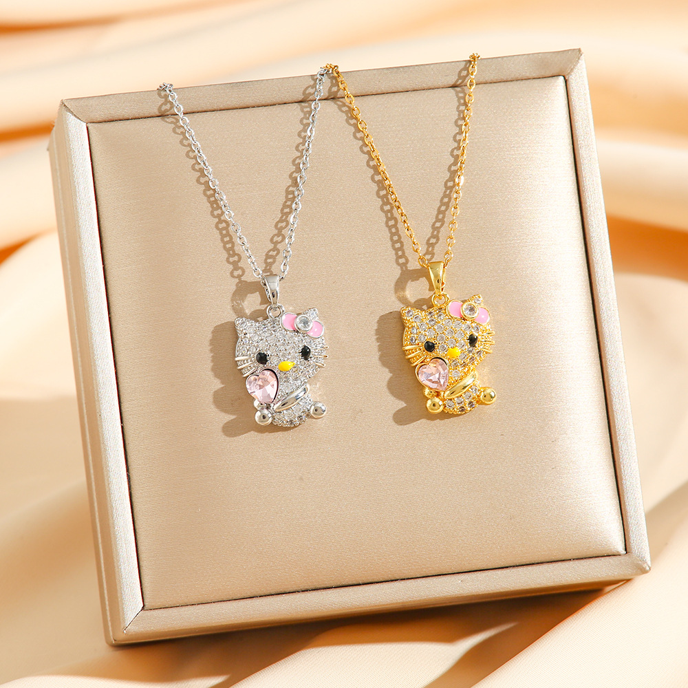 HelloKitty diamond necklace