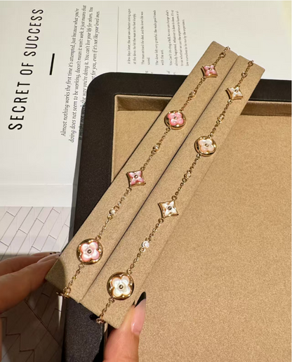 Elegance and FortuneClover Bracelet