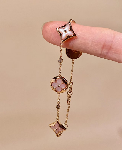 Elegance and FortuneClover Bracelet