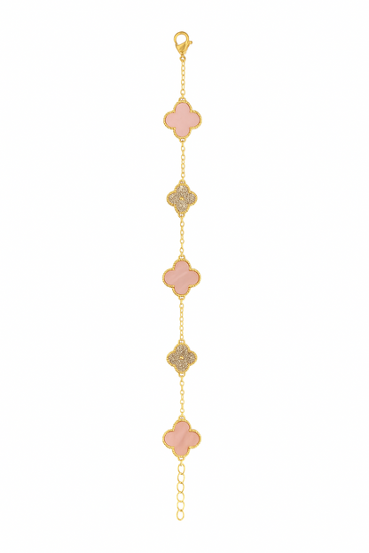 Flower Bracelet With Diamond