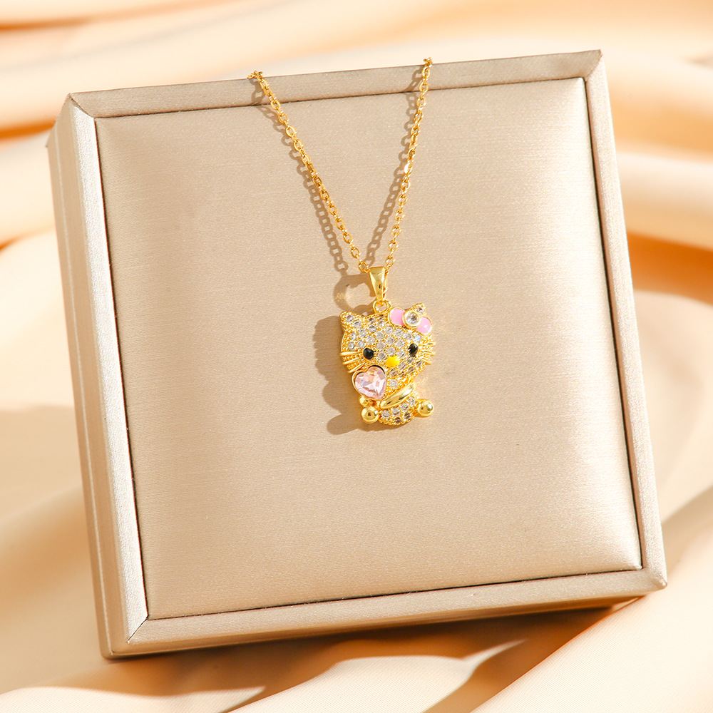 HelloKitty diamond necklace