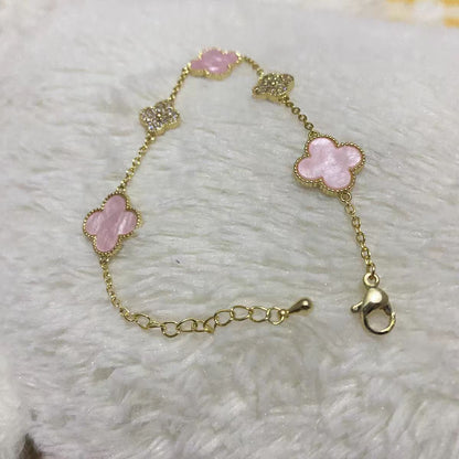 Flower Bracelet With Diamond