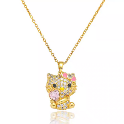 HelloKitty diamond necklace